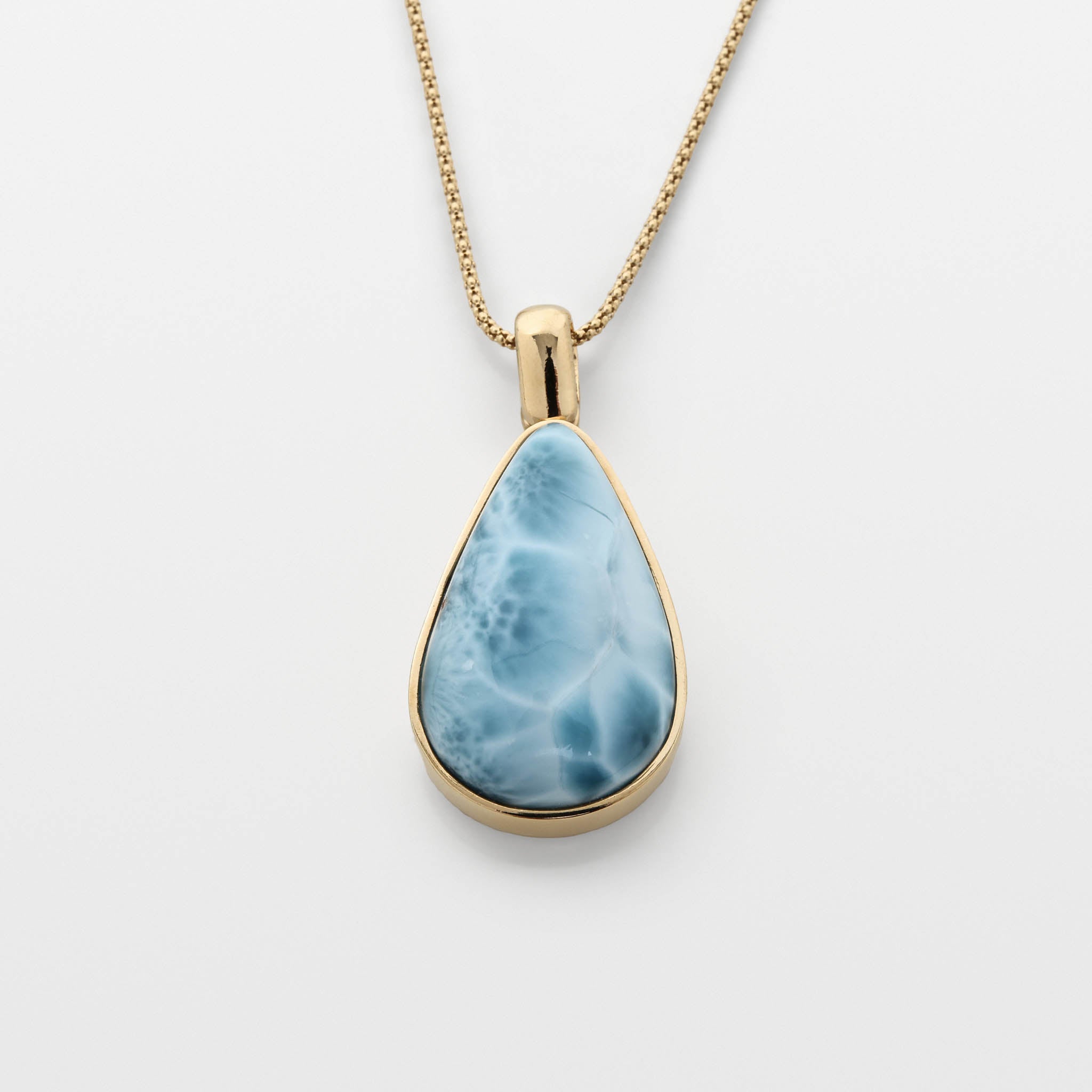 Larimar Gold Vermeil Pendant Bonnie