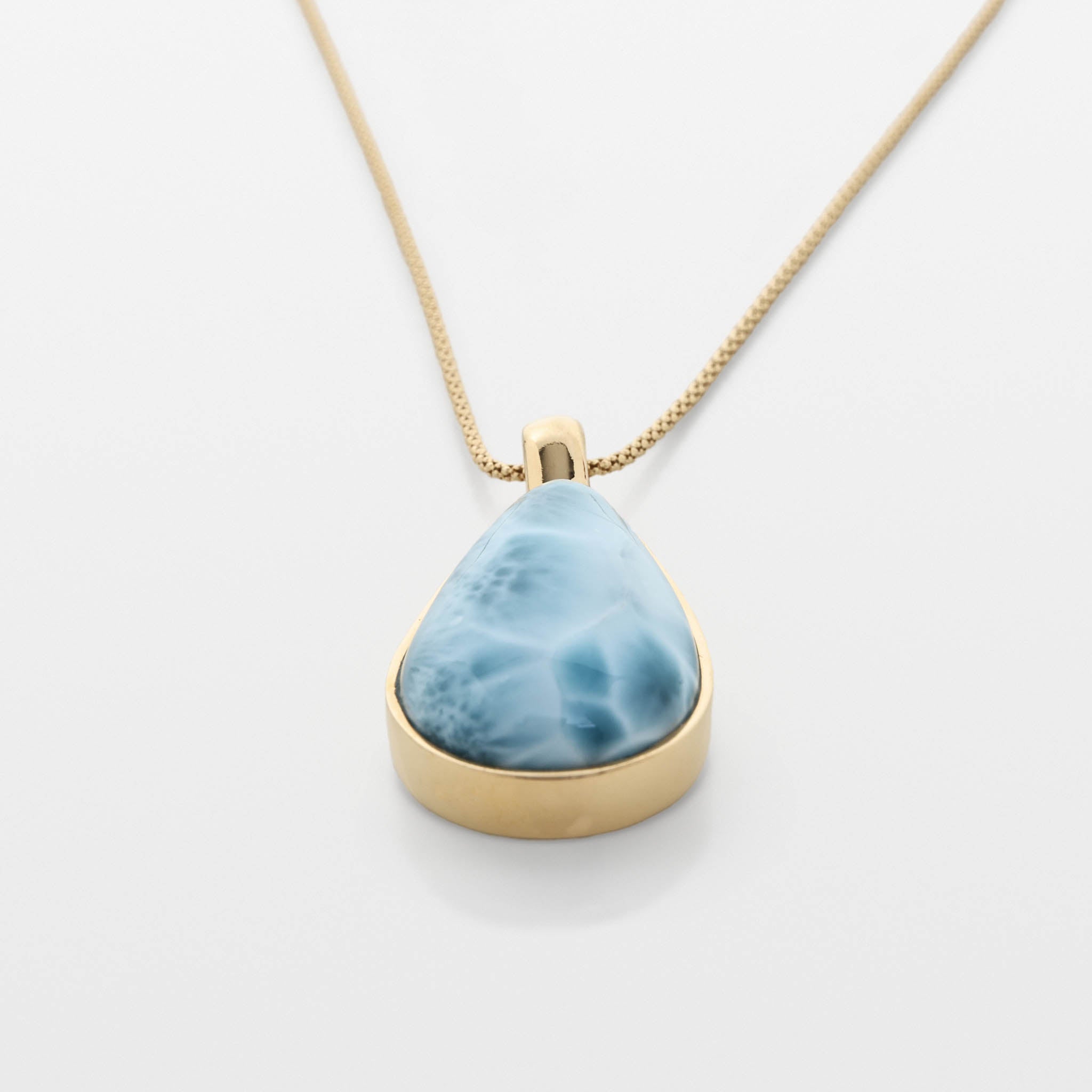 Larimar Gold Vermeil Pendant Bonnie