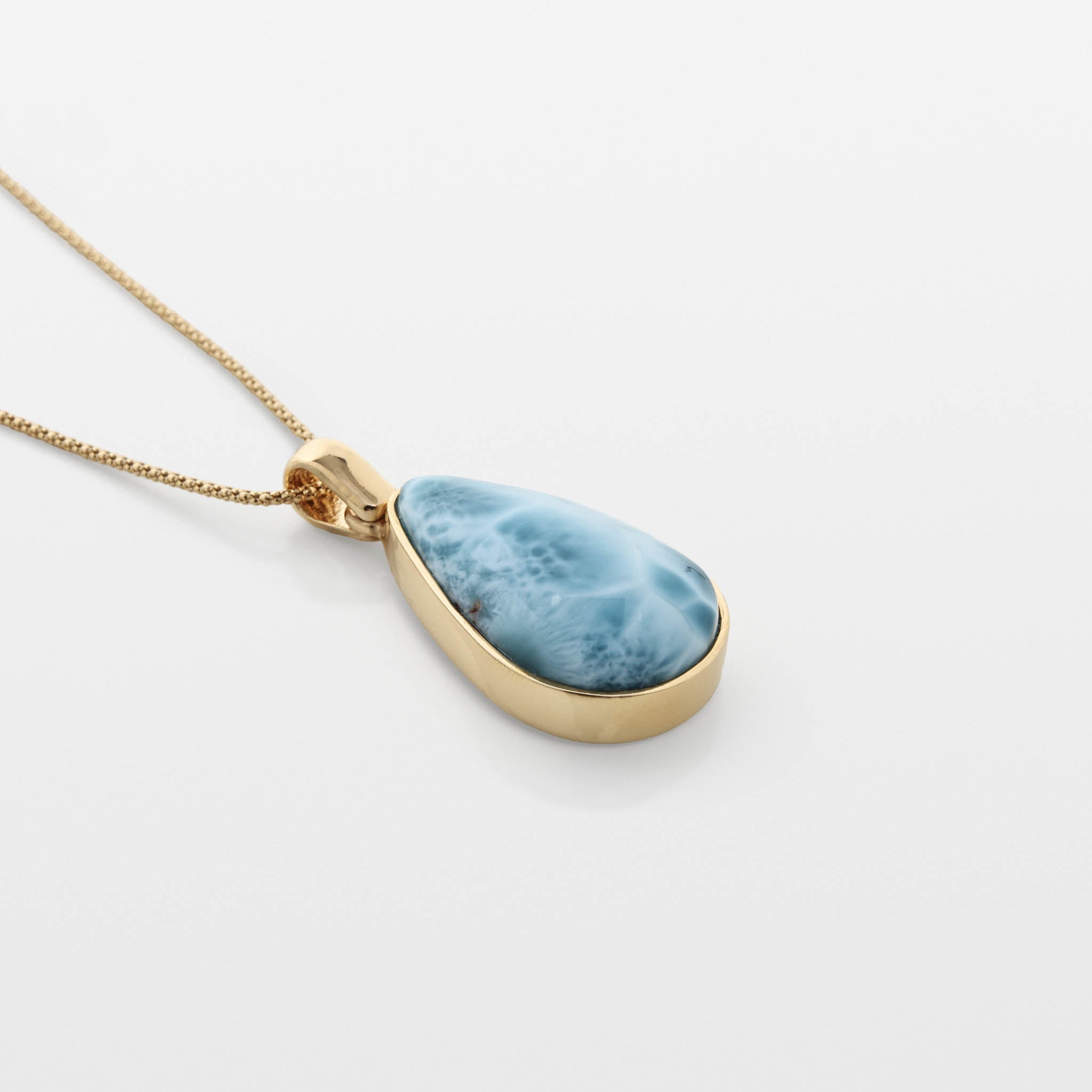 Larimar Gold Vermeil Pendant Bonnie