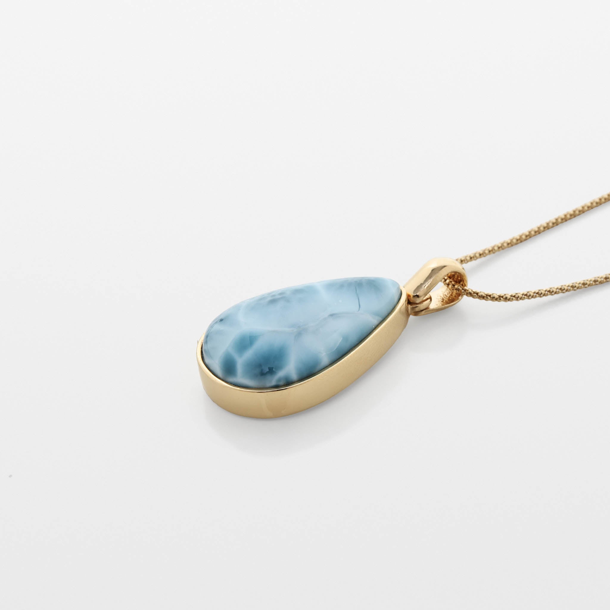 Larimar Gold Vermeil Pendant Bonnie