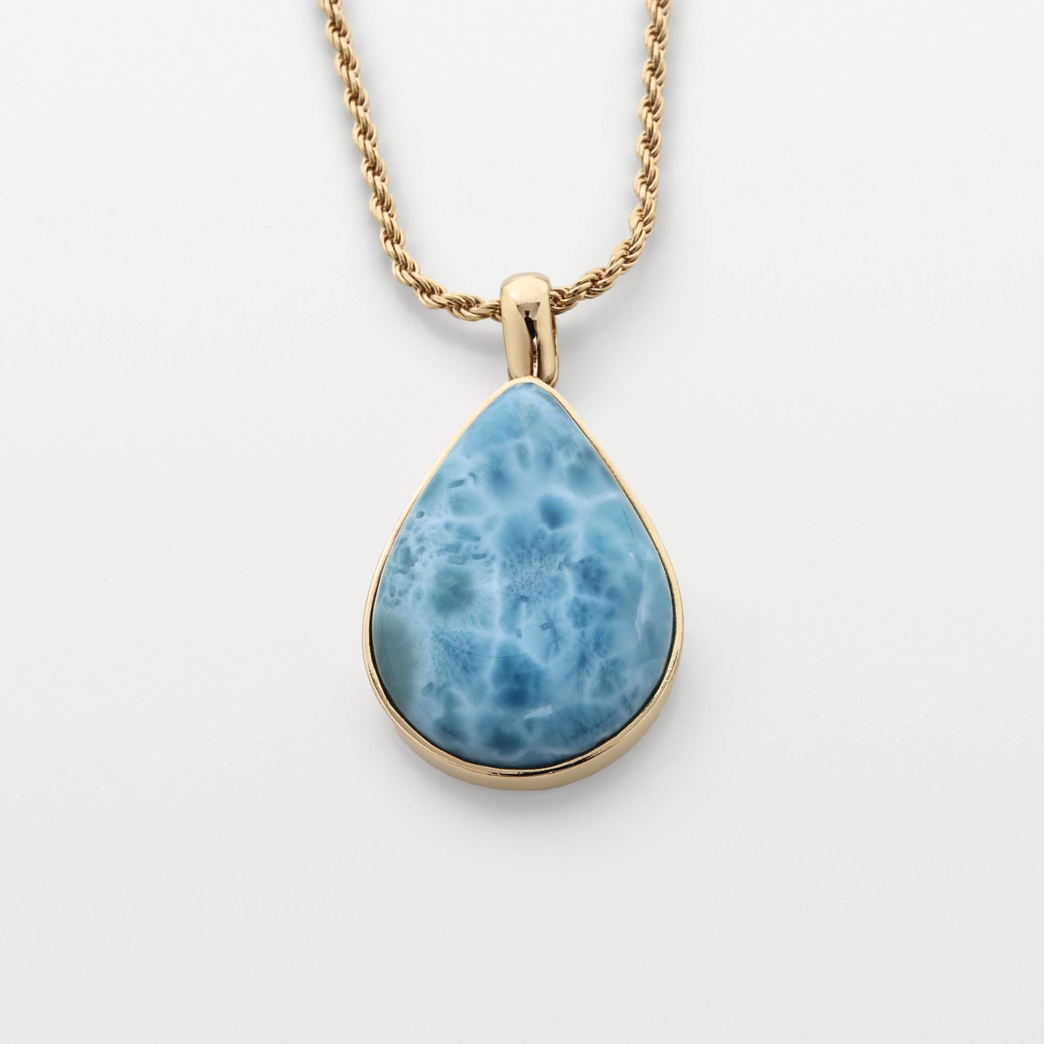 Larimar Gold Vermeil Pendant Brielle