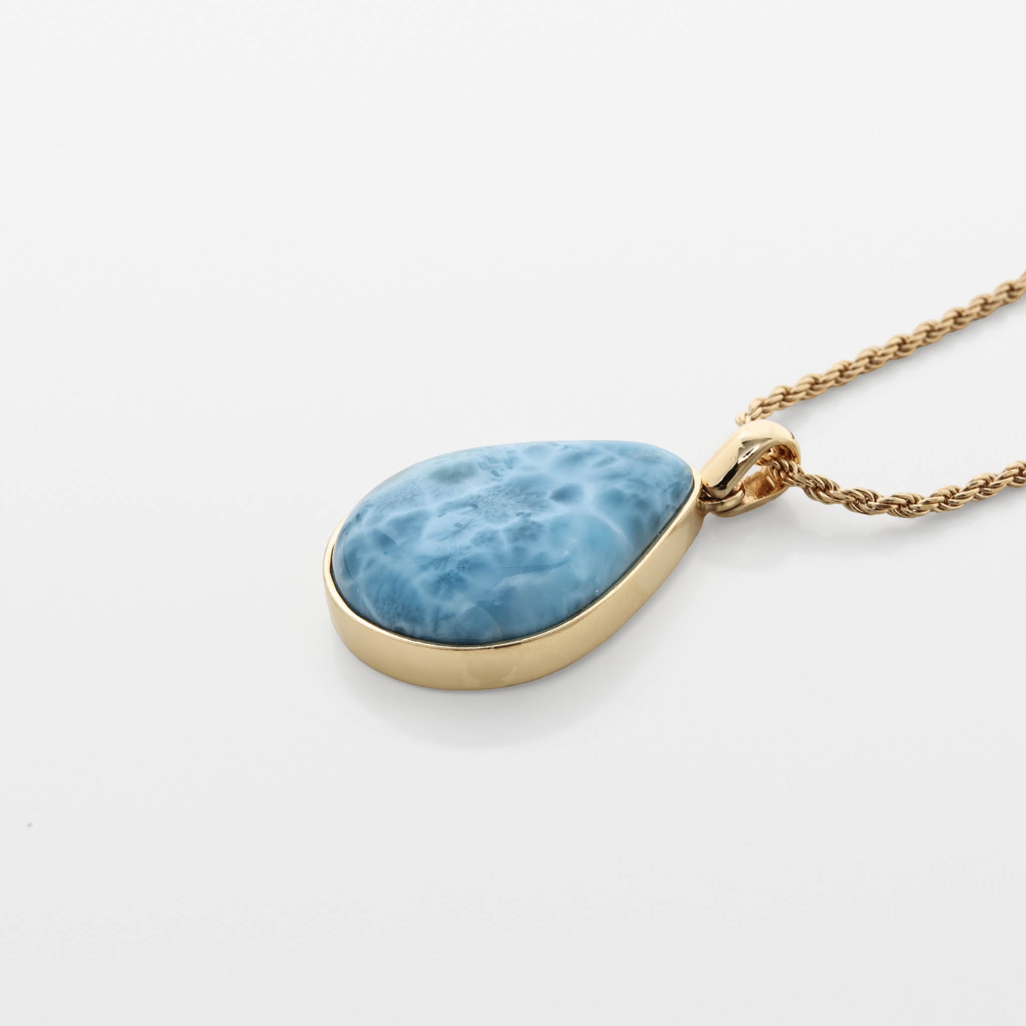 Larimar Gold Vermeil Pendant Brielle