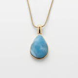 Larimar Gold Vermeil Pendant Britt