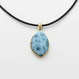 Larimar Gold Vermeil Pendant Brooke