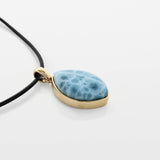 Larimar Gold Vermeil Pendant Brooke