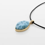 Larimar Gold Vermeil Pendant Brooke