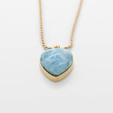 Larimar Heart Pendant Beatrice