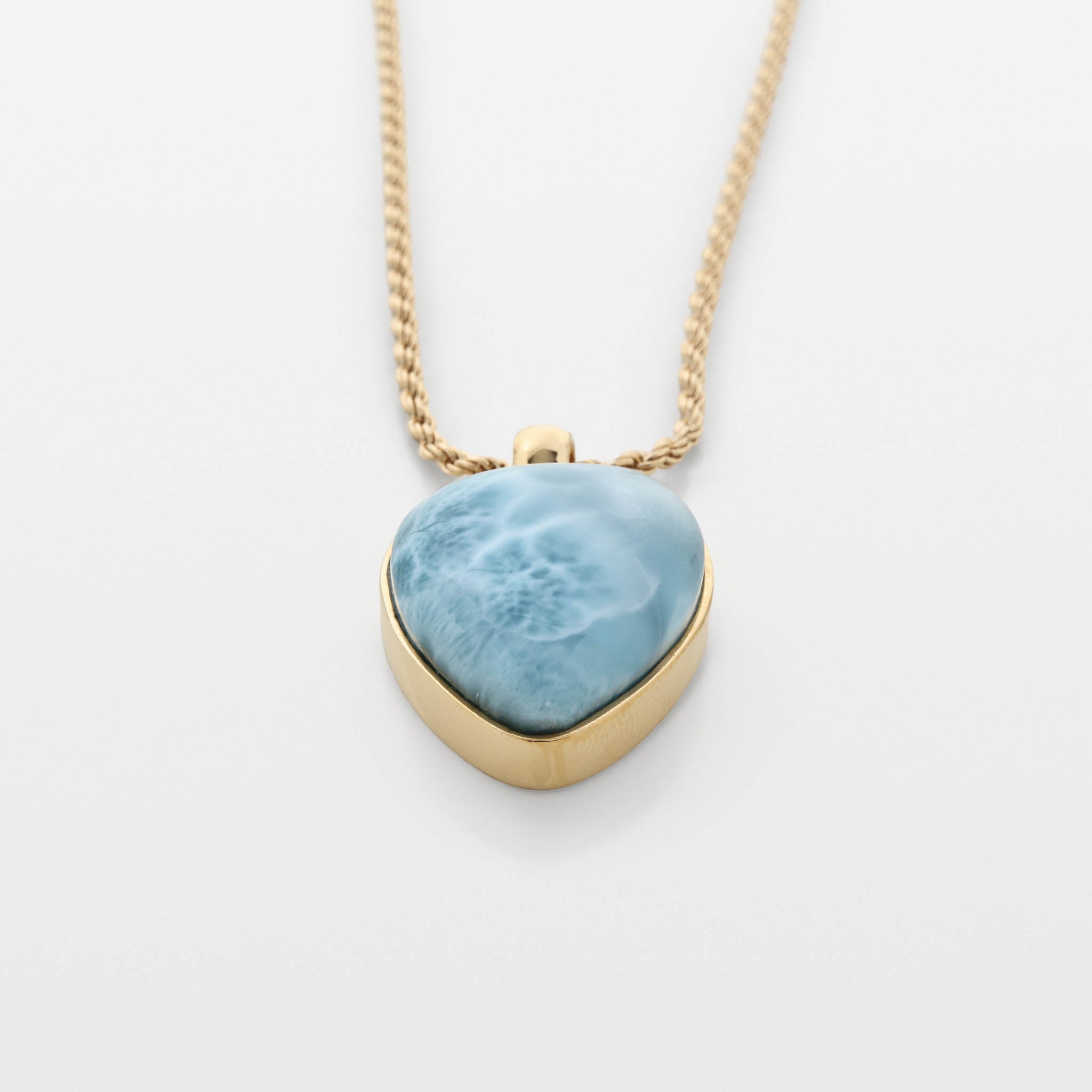Larimar Heart Pendant Beatrice