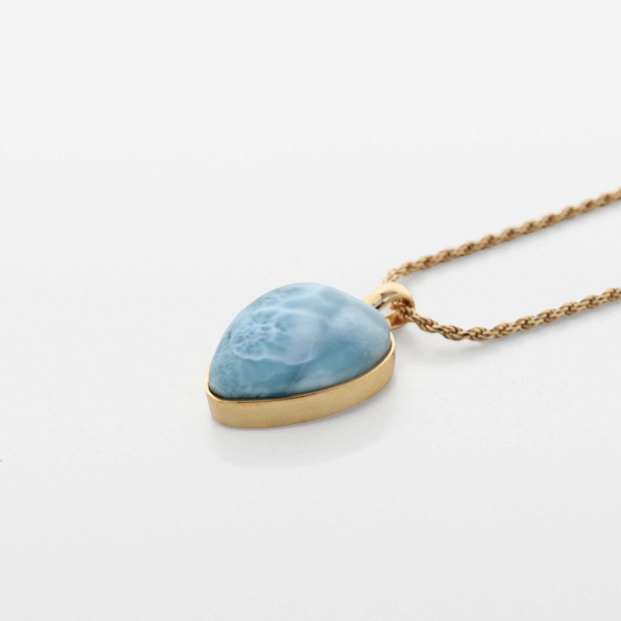 Larimar Heart Pendant Beatrice