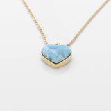 Larimar Heart Pendant Rene