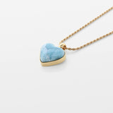 Larimar Heart Pendant Rene