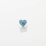 Larimar Heart Ring Bela