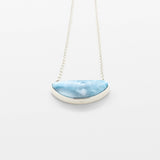 Blue Larimar Stone Necklace Nadia 