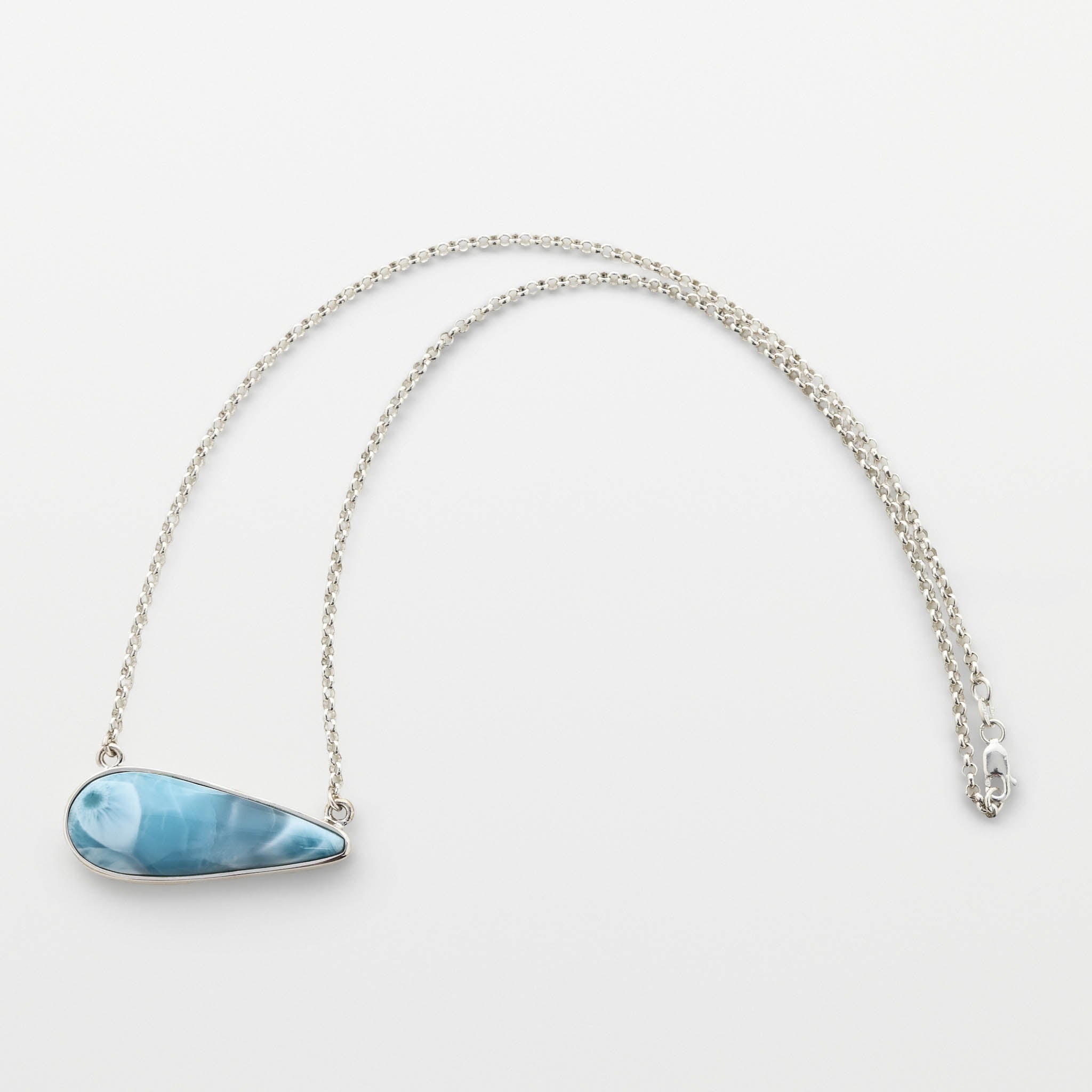 Larimar Drop Necklace Naomi