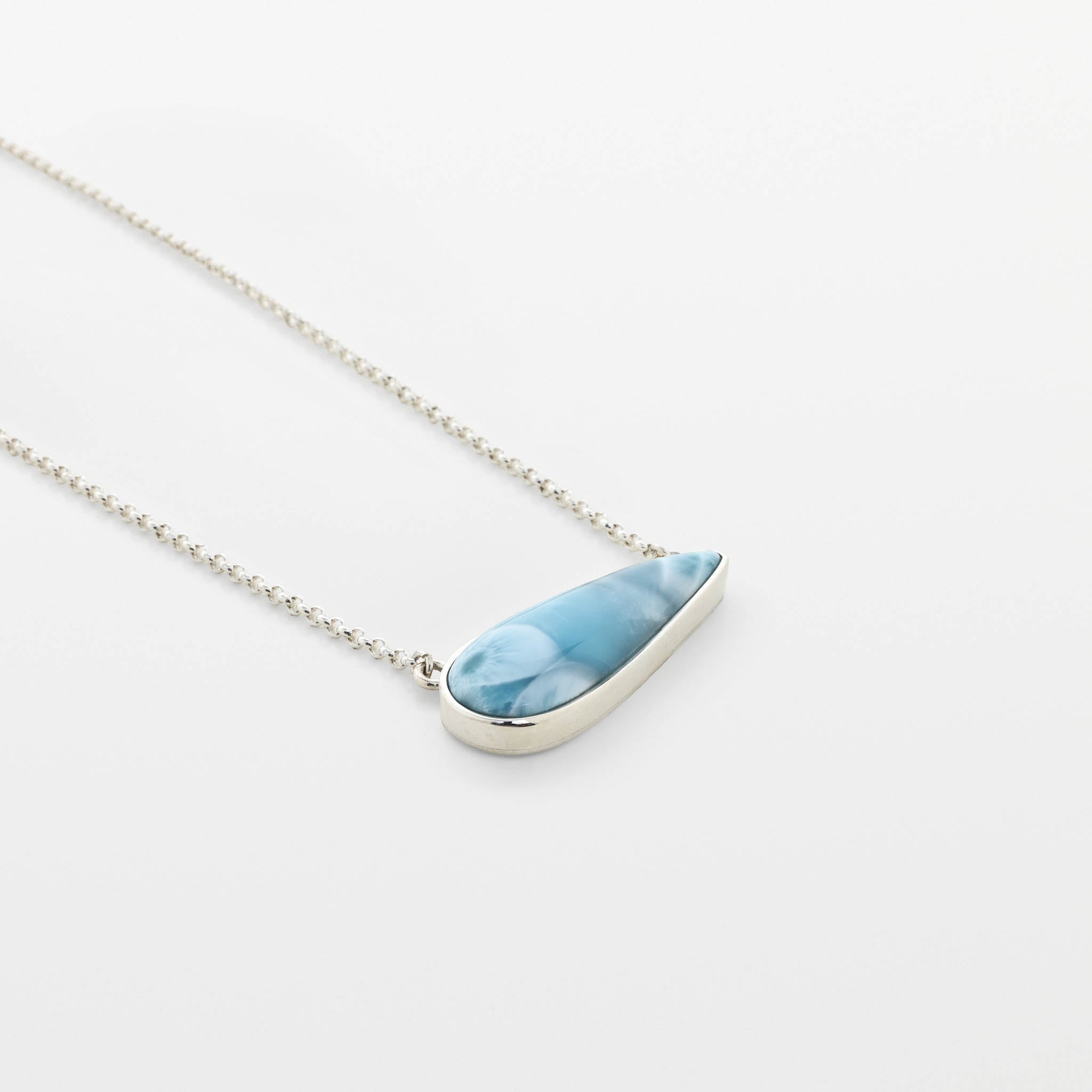 Larimar Drop Necklace Naomi