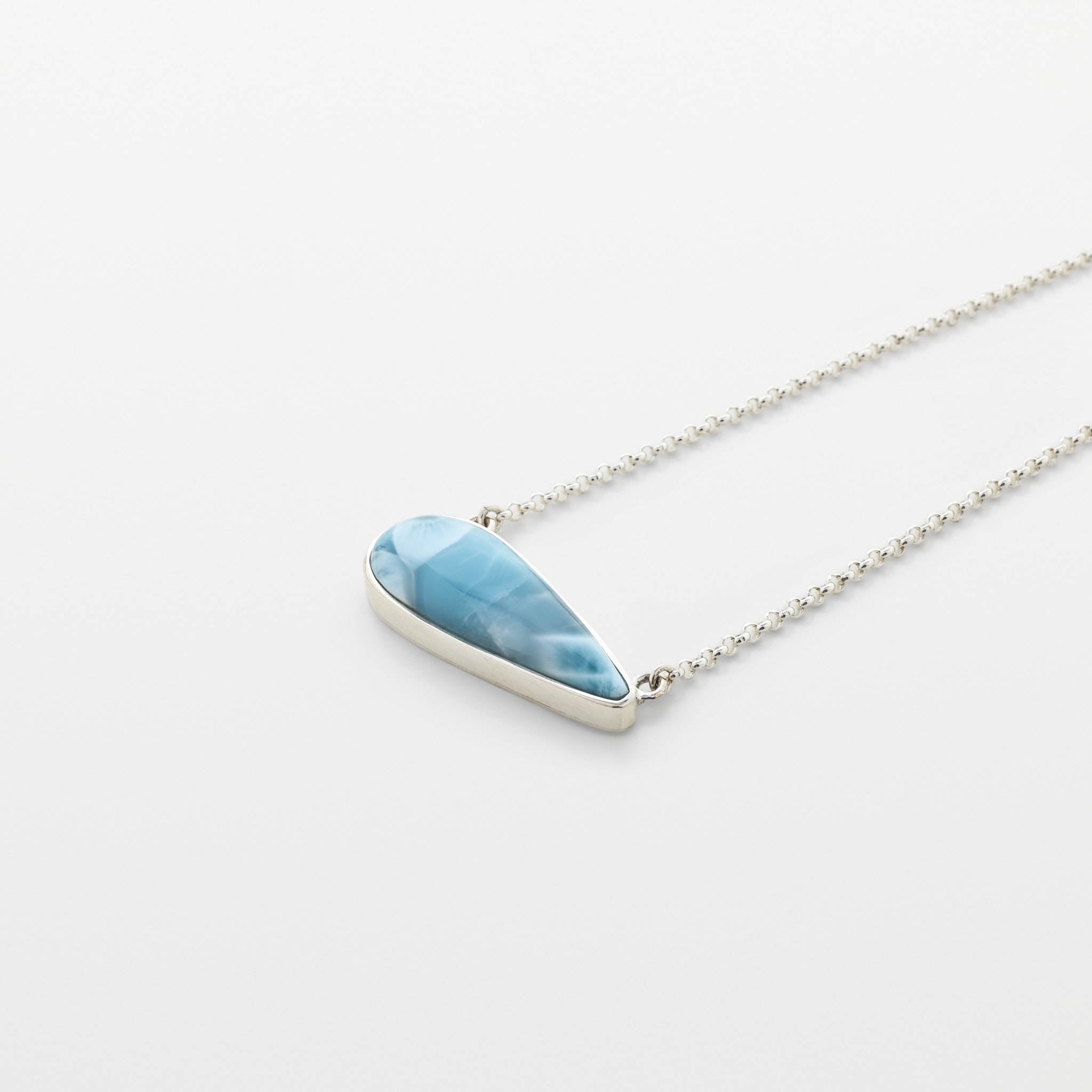 Larimar Drop Necklace Naomi