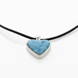 Heart Larimar Blue Pendant