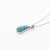 Blue Larimar Drop Shape Pendant Joey