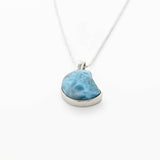 Larimar Moon Shaped Pendant Julie