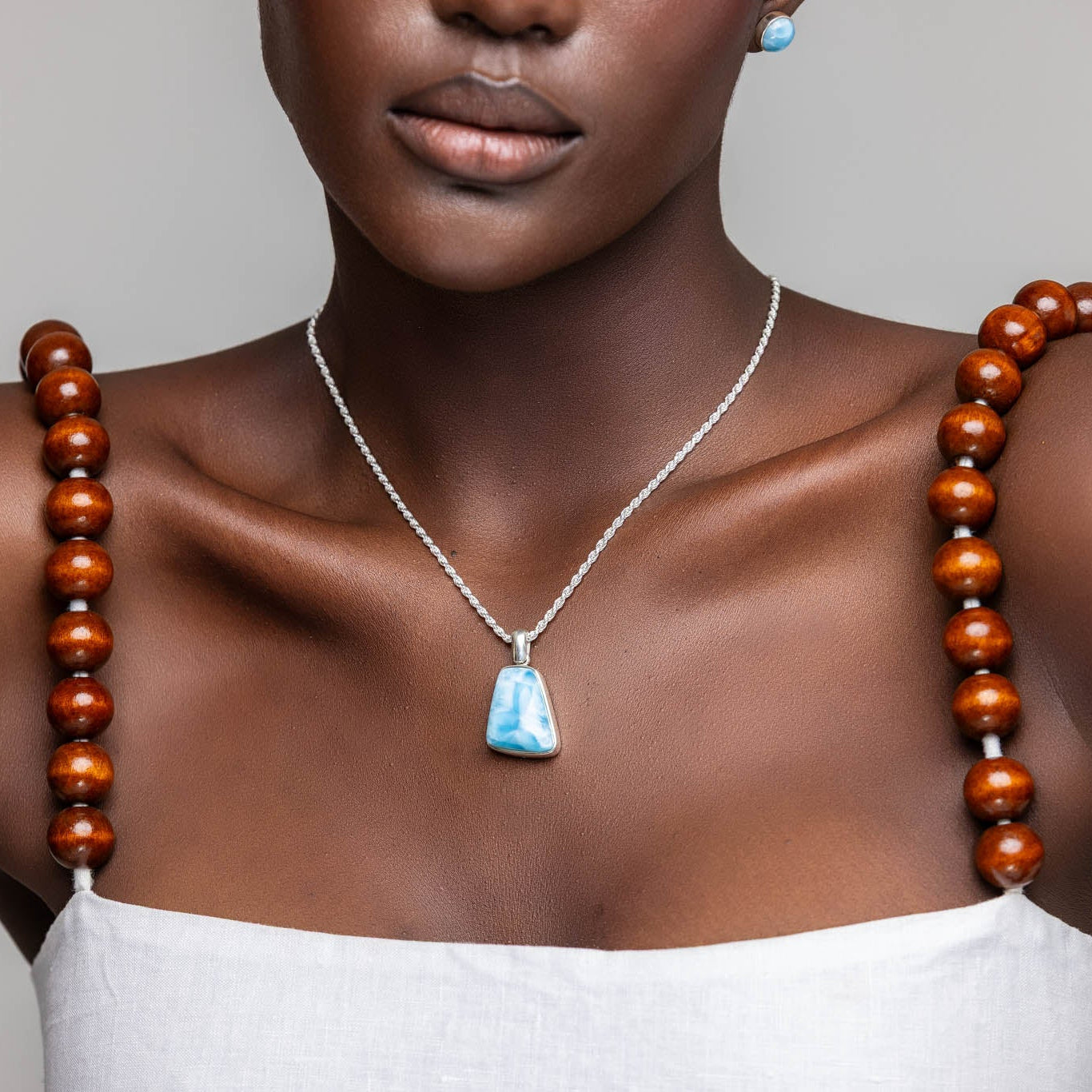 Larimar Pendant Nini Unique