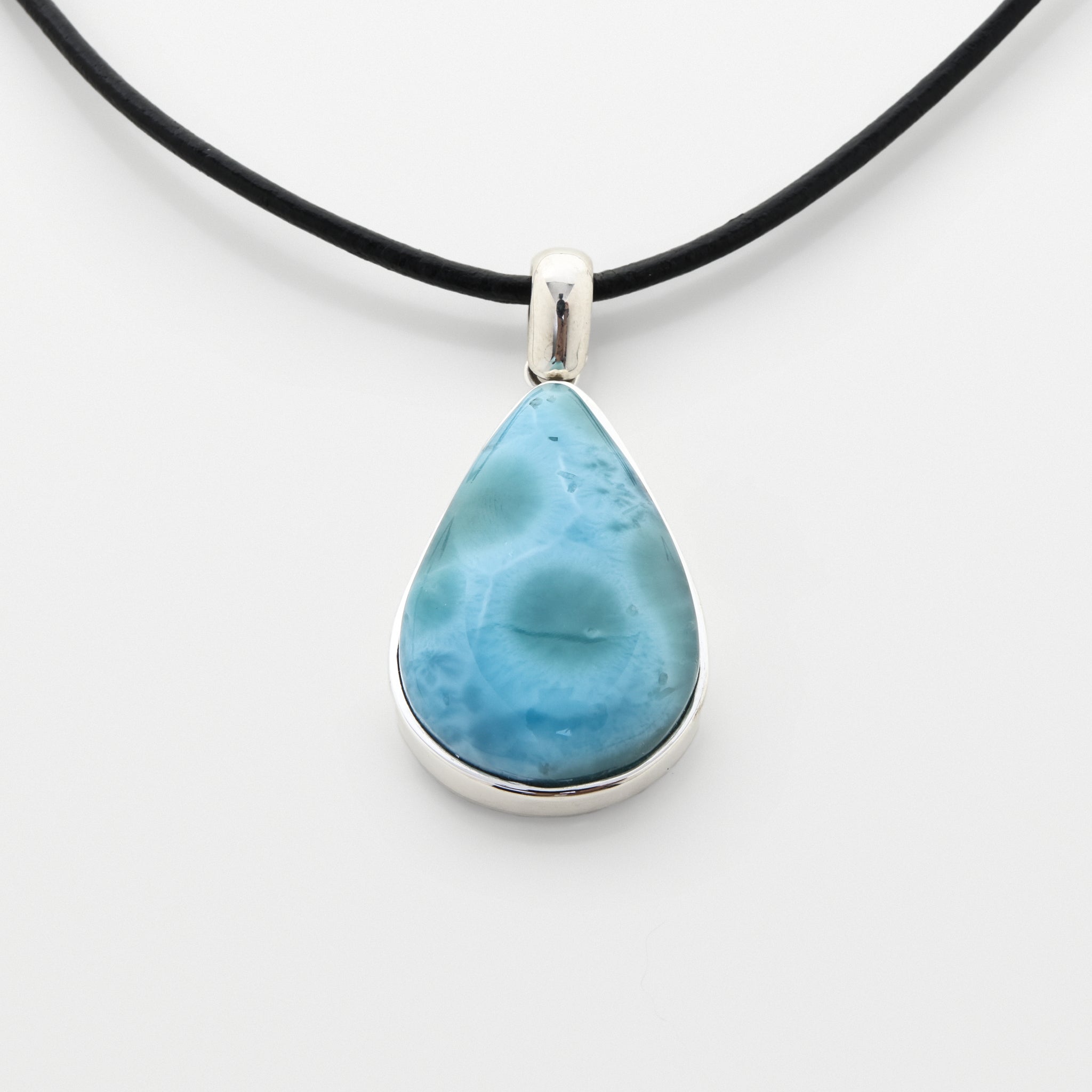 Larimar Drop Pendant Noel