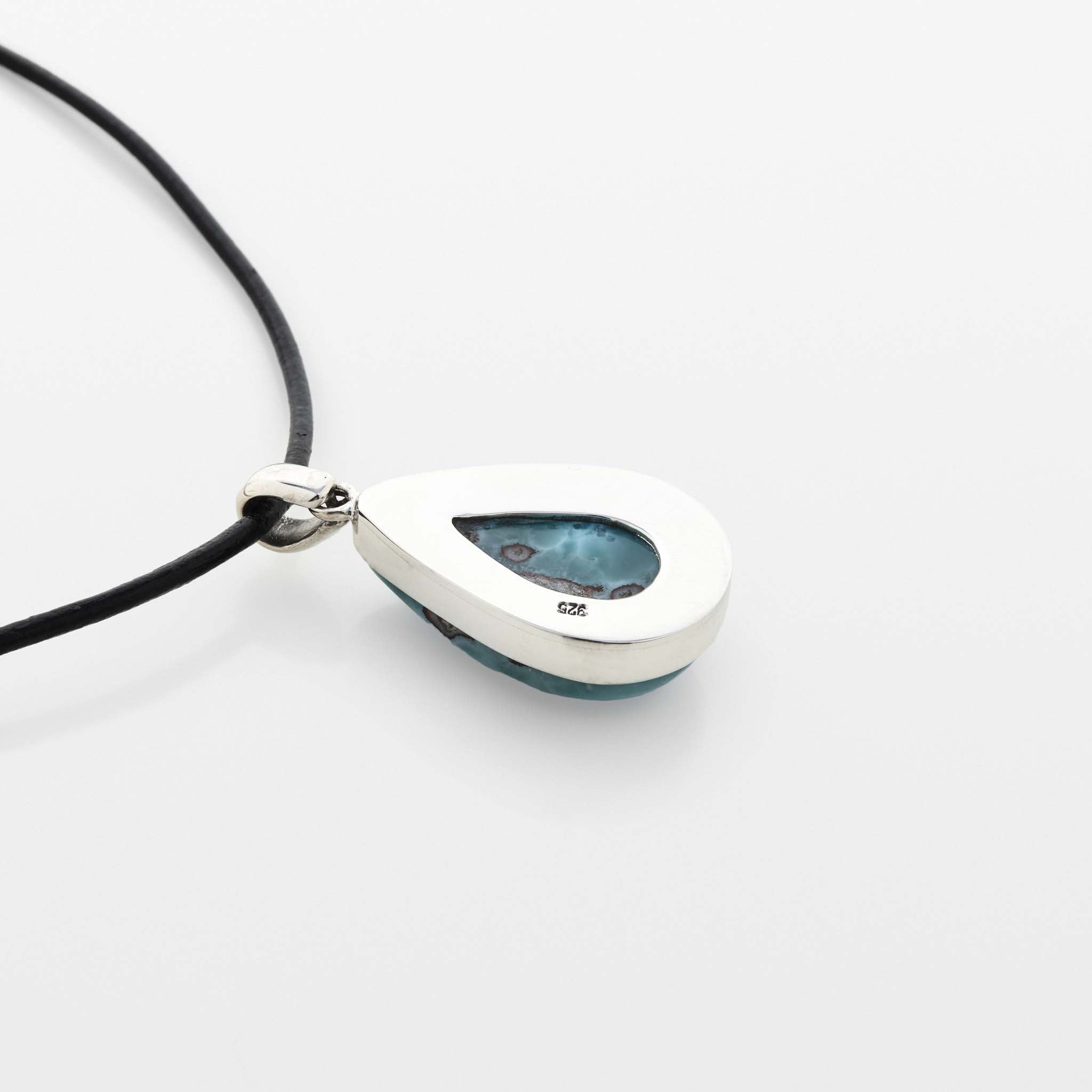 Larimar Drop Pendant Noel