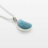 Larimar Moon Pendant Novah