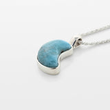 Larimar Moon Pendant Novah