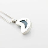 Larimar Moon Pendant Novah