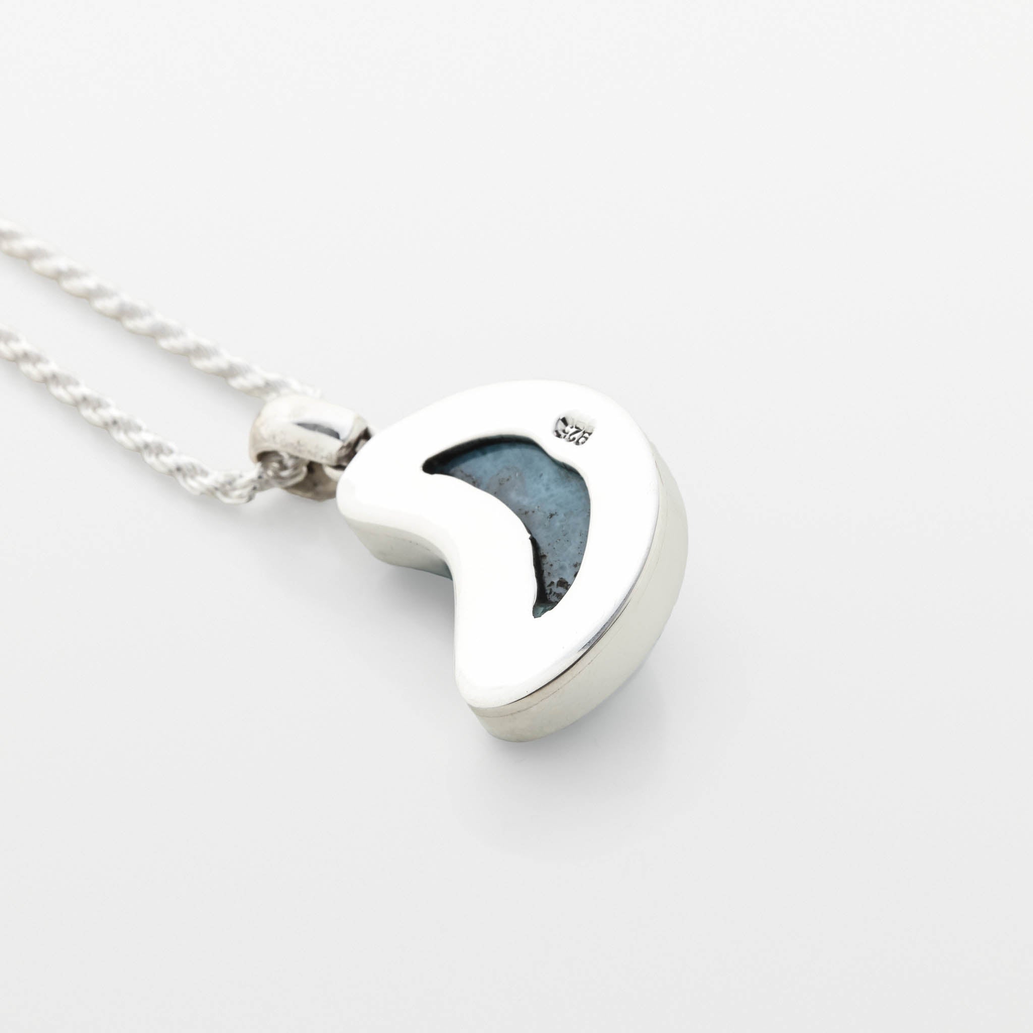 Larimar Moon Pendant Novah