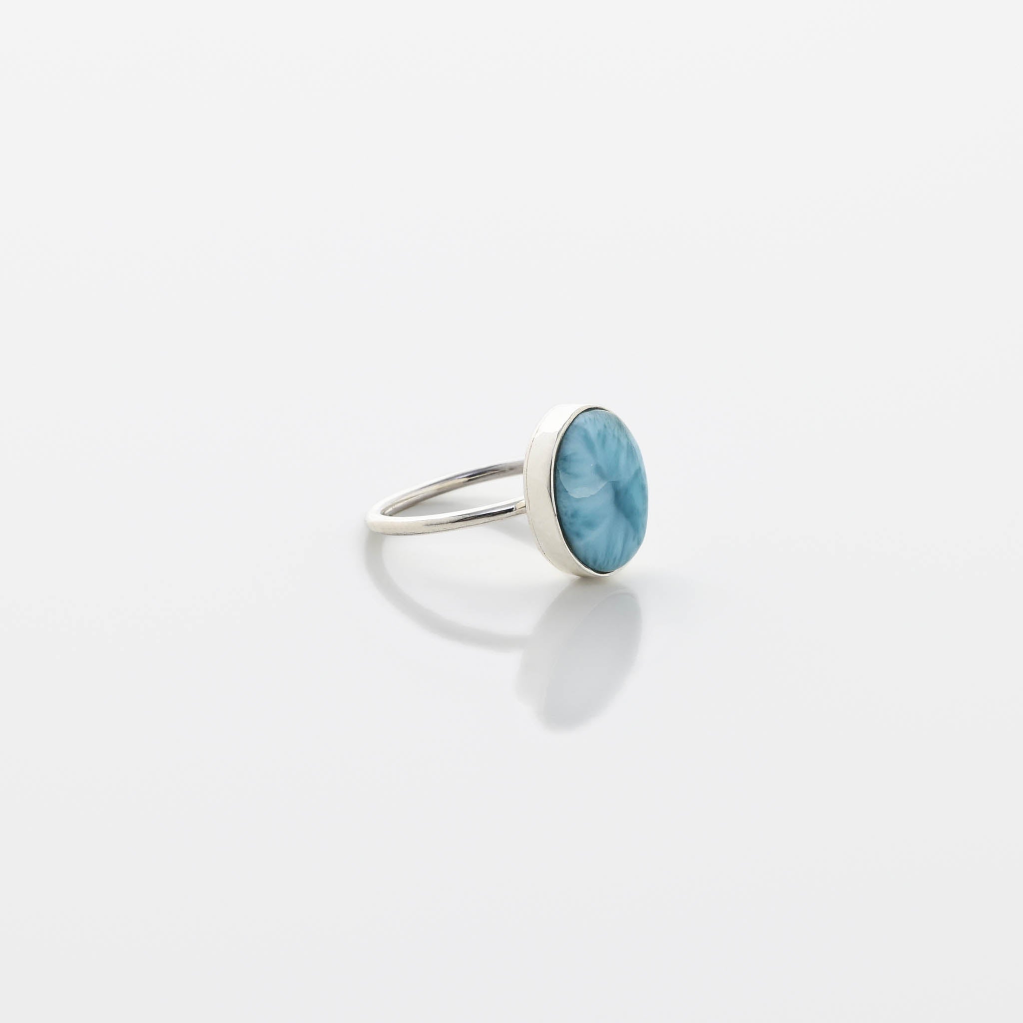 Larimar Oval Ring Bea