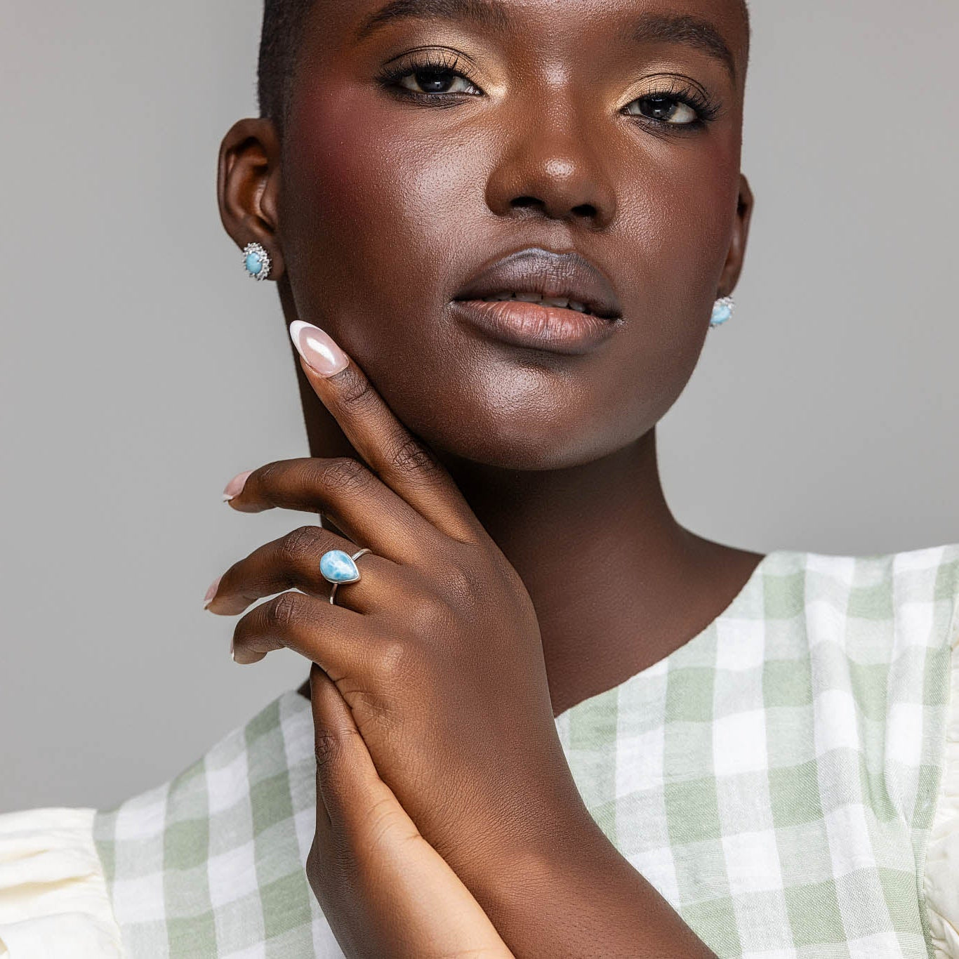 Blue Larimar Ring Blair