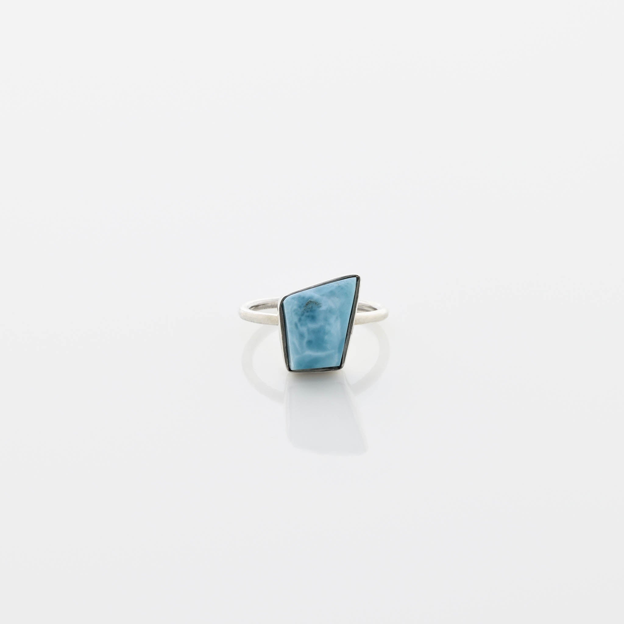 Larimar Ring Bryn Asymmetrical