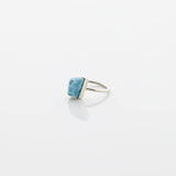 Larimar Ring Bryn Asymmetrical
