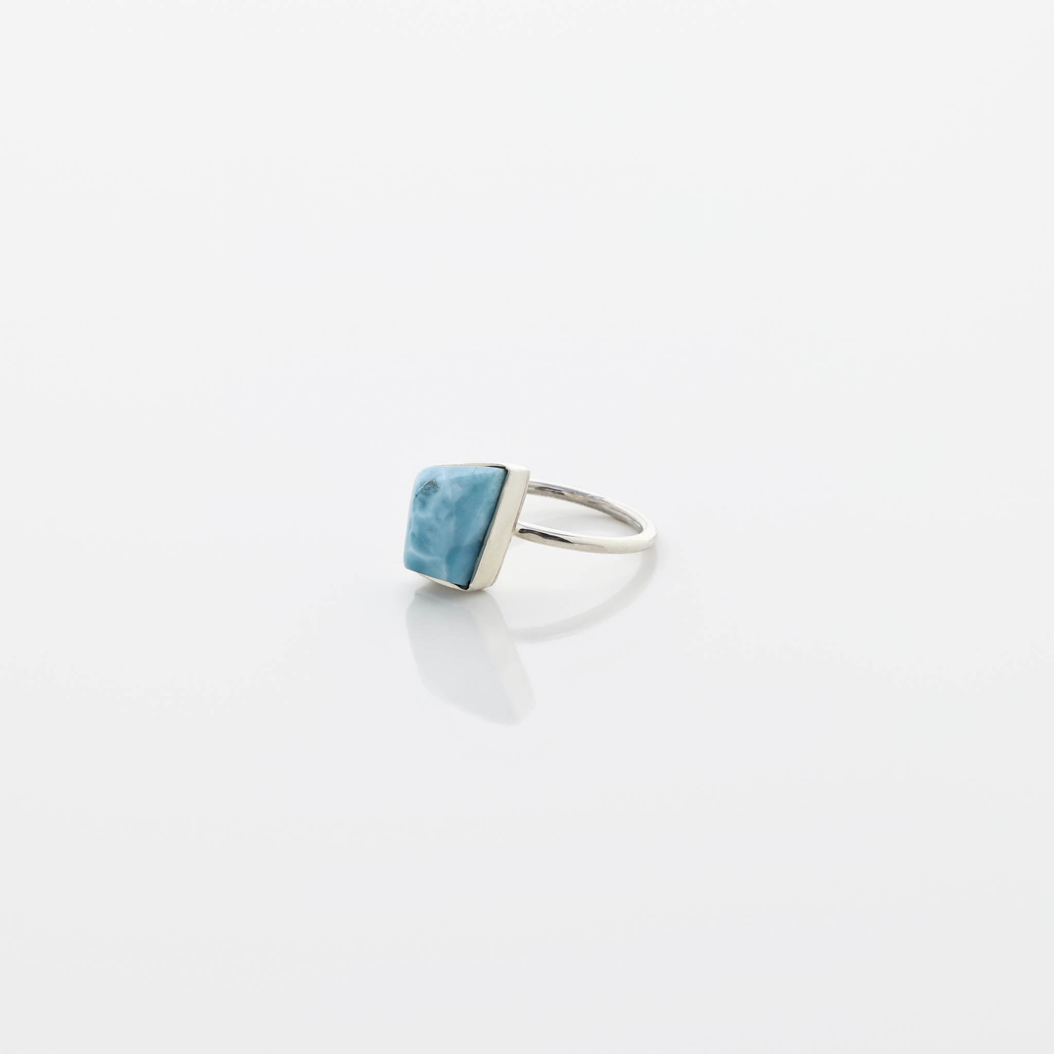 Larimar Ring Bryn Asymmetrical