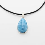 Teardrop Larimar Pendant Oriana