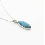 Larimar Blue Stone Pendant Juliet