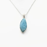 Larimar Blue Stone Pendant Juliet