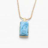 Larimar Gold Vermeil Pendant Charlotte