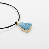 Larimar Gold Vermeil Heart Pendant Phoenix
