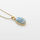 Larimar Gold Vermeil Pendant Peresphone