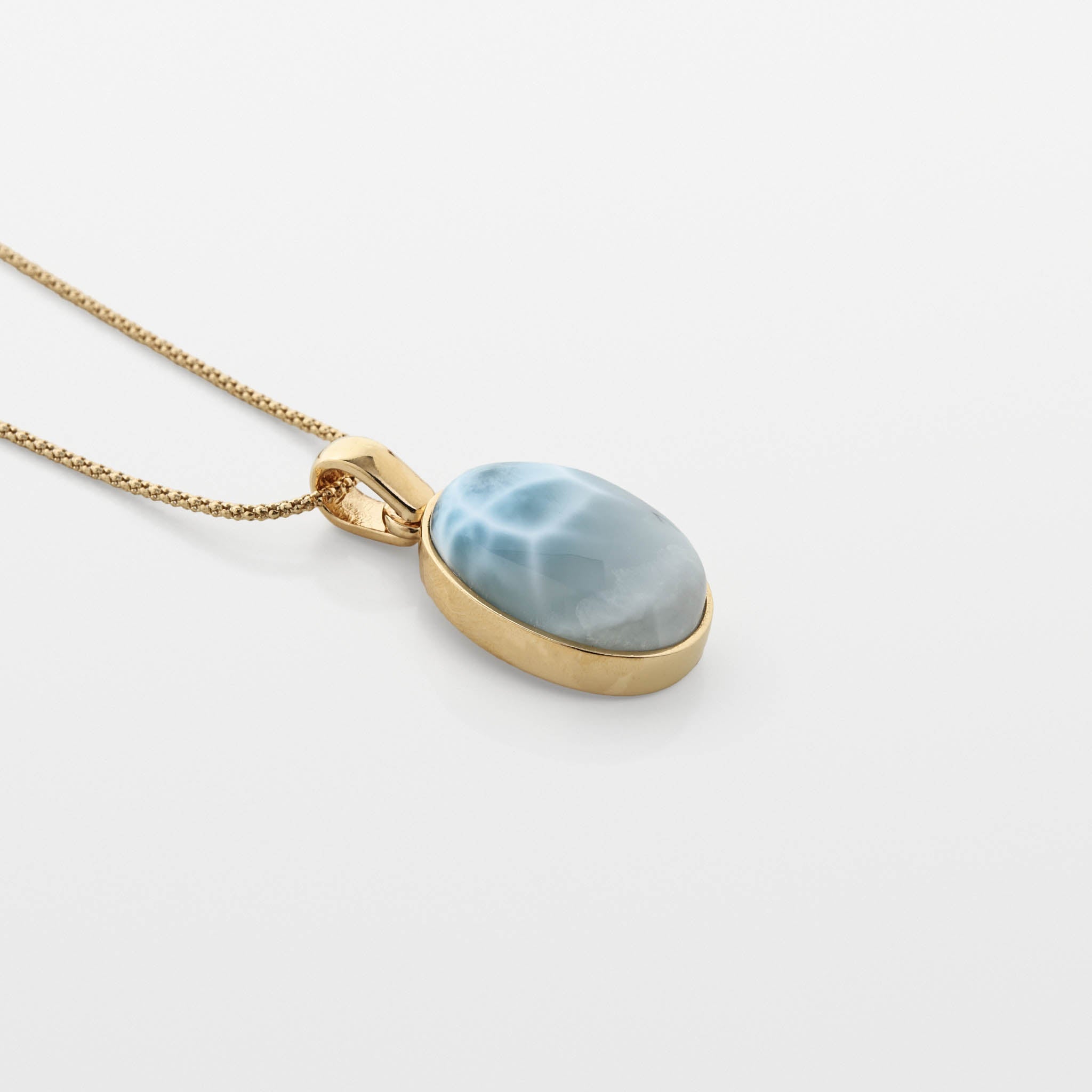 Larimar Gold Vermeil Pendant Peresphone