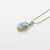 Larimar Gold Vermeil Pendant Peresphone