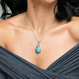 Larimar Specimen Pendant Beth