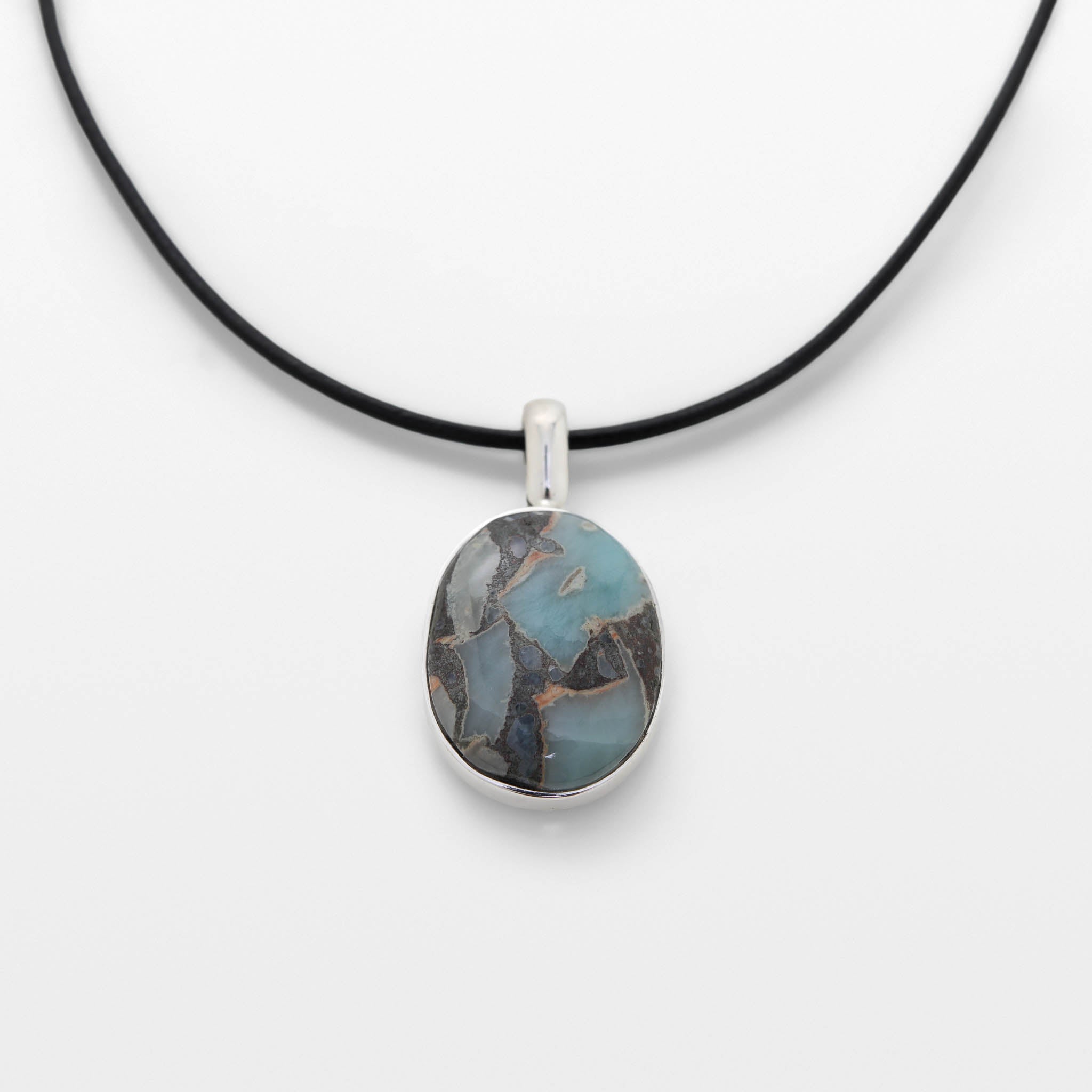 Larimar Specimen Pendant Billie
