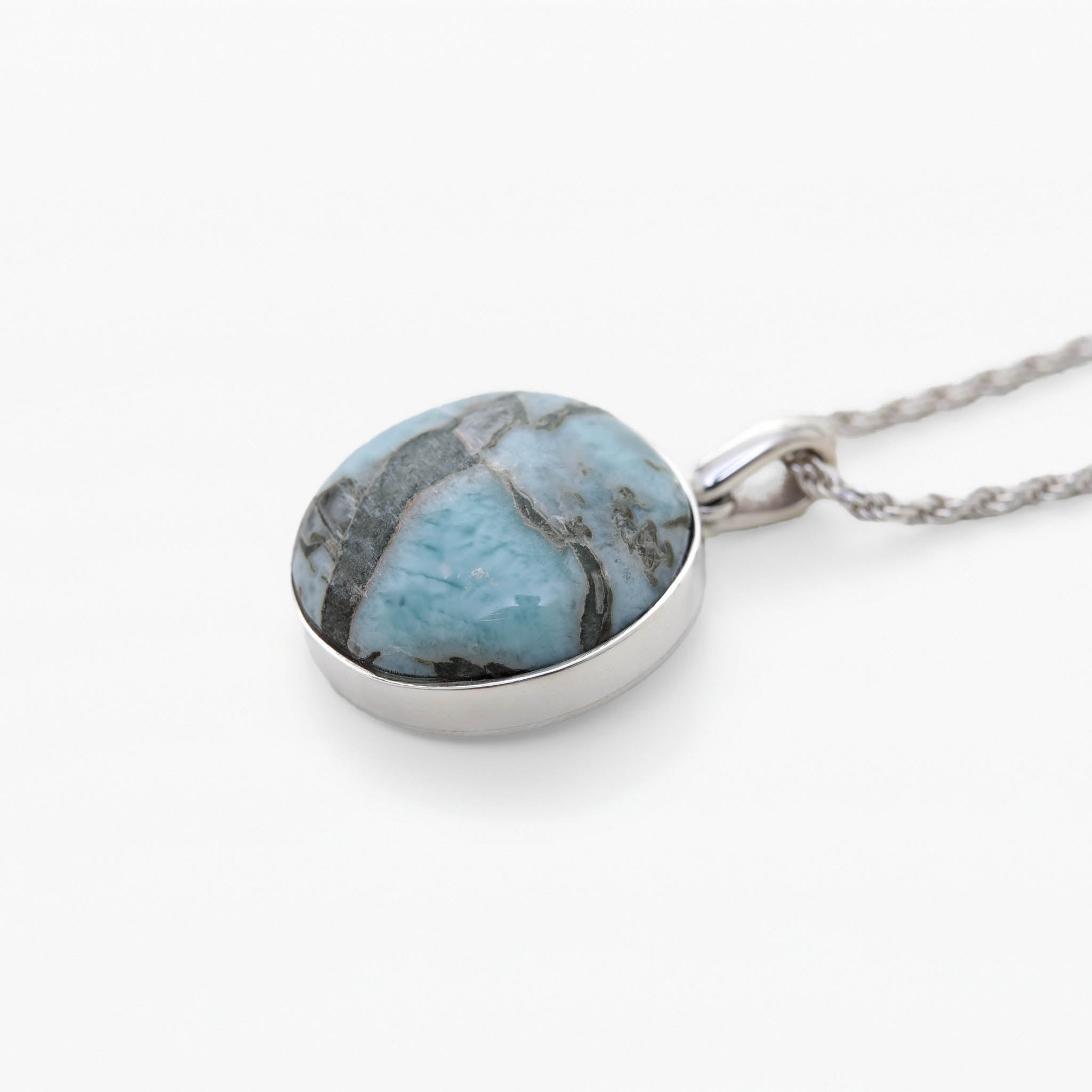 Larimar Specimen Pendant Blair
