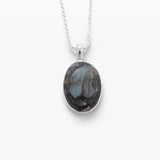 Larimar Specimen Pendant Brooke