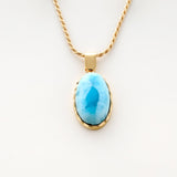 Gold Vermeil Lilie Pendant