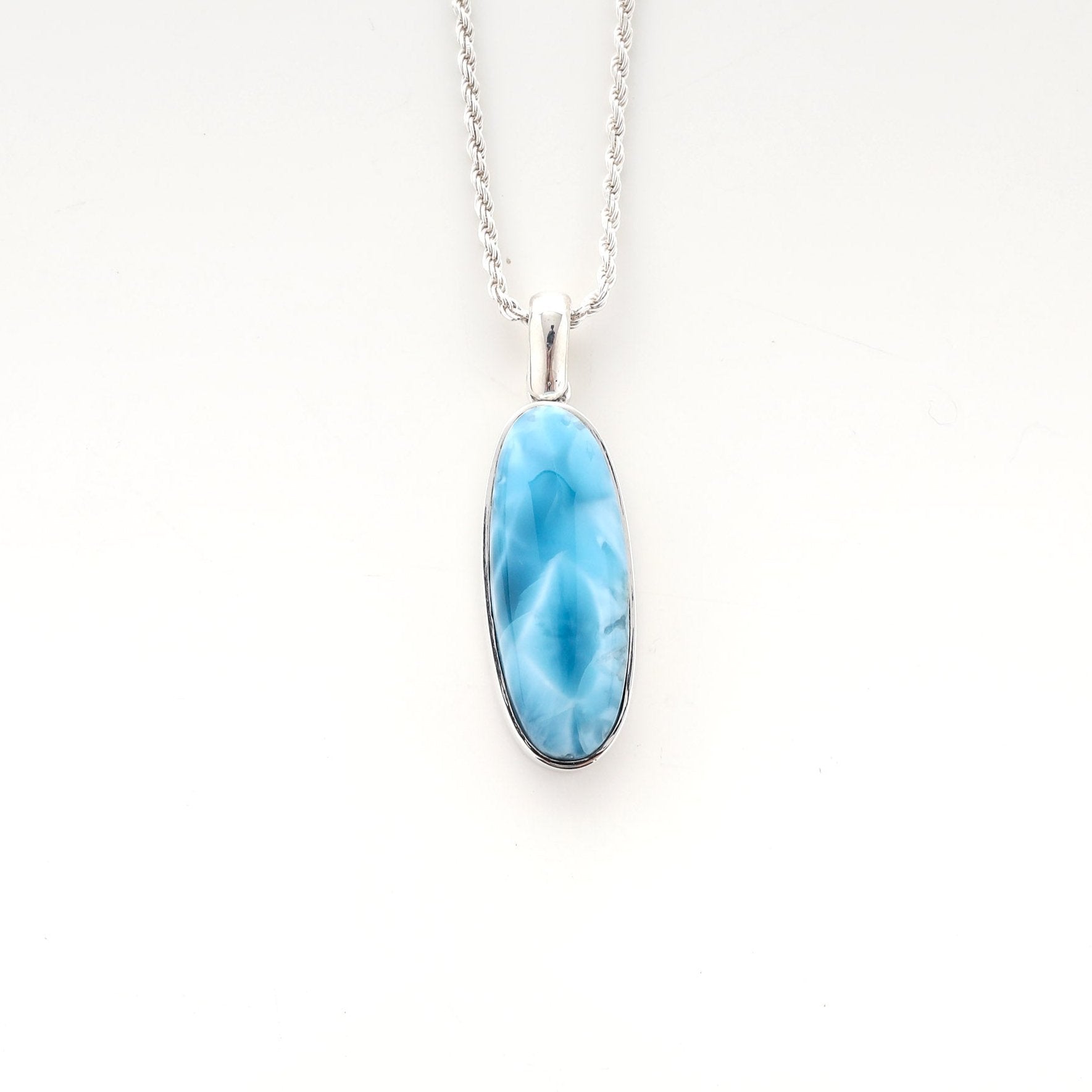 Larimar Stone Mae Pendant