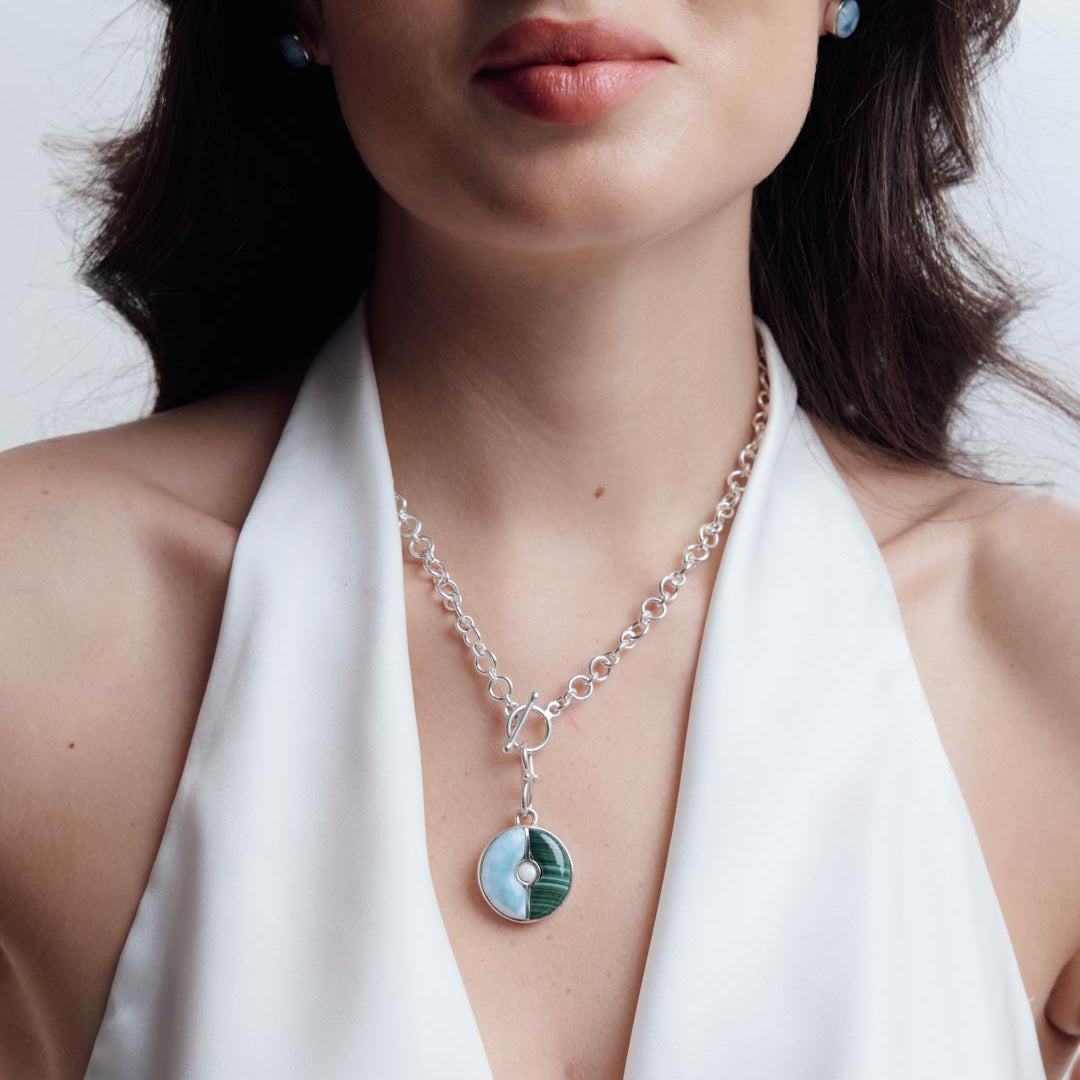 Malachite Costa Charm